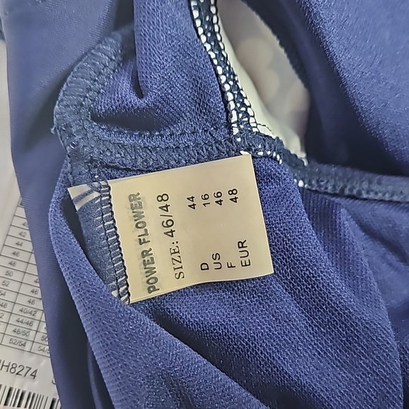 POWER FLOWER ONE PIECE BATHING SUIT-NWT SIZE 16 - Picture 6 of 8